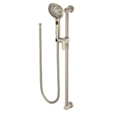5-Function Massaging Handshower with Toggle Pause, Includes 30-Inch Slide Bar and 69-Inch Hose, Chrome