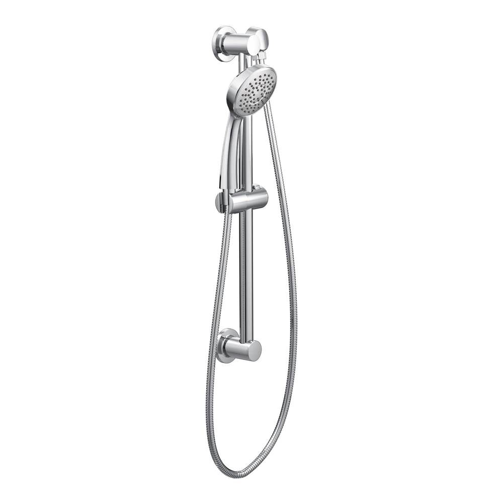 Eco-Performance Handheld Shower with 24-Inch Slide Bar and 59-Inch Hose, Chrome