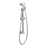 Eco-Performance Handheld Shower with 24-Inch Slide Bar and 59-Inch Hose, Chrome