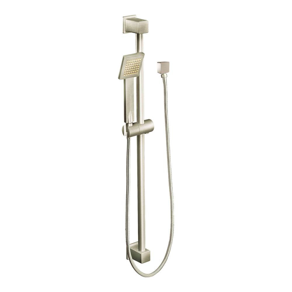 90 Degree Modern Eco-Performance Handshower Handheld Shower with 30-Inch Slide Bar and 69-Inch Metal Hose, Chrome