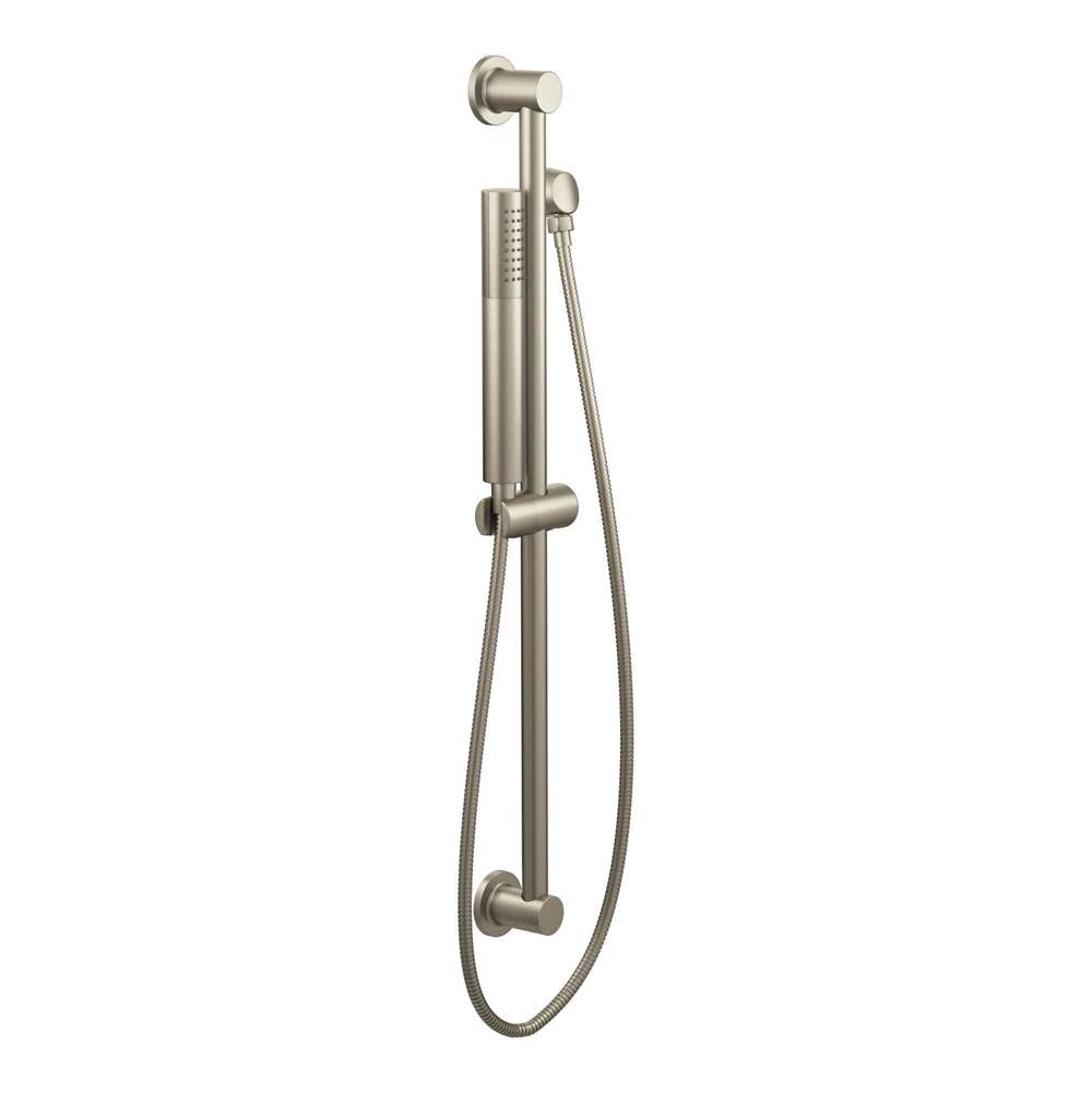 Modern Eco-Performance Handshower Handheld Shower with 30-Inch Slide Bar and 69-Inch Metal Hose, Chrome