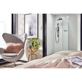Waterhill 10-Inch Single Function Rainshower Showerhead with Immersion Rainshower Technology, Chrome