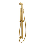 Modern Eco-Performance Handshower Handheld Shower with 30-Inch Slide Bar and 69-Inch Metal Hose, Chrome