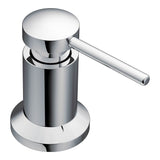 Deck Mounted Kitchen Soap Dispenser with Above the Sink Refillable Bottle, Chrome