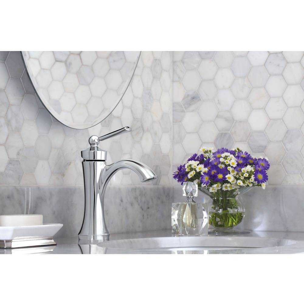 Wynford One-Handle High-Arc Bathroom Faucet with Drain Assembly, Chrome