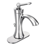 Wynford One-Handle High-Arc Bathroom Faucet with Drain Assembly, Chrome