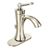 Wynford One-Handle High-Arc Bathroom Faucet with Drain Assembly, Chrome