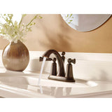 Chrome Two-Handle Bathroom Faucet, 5.50 x 8.13 x 10.13 inches