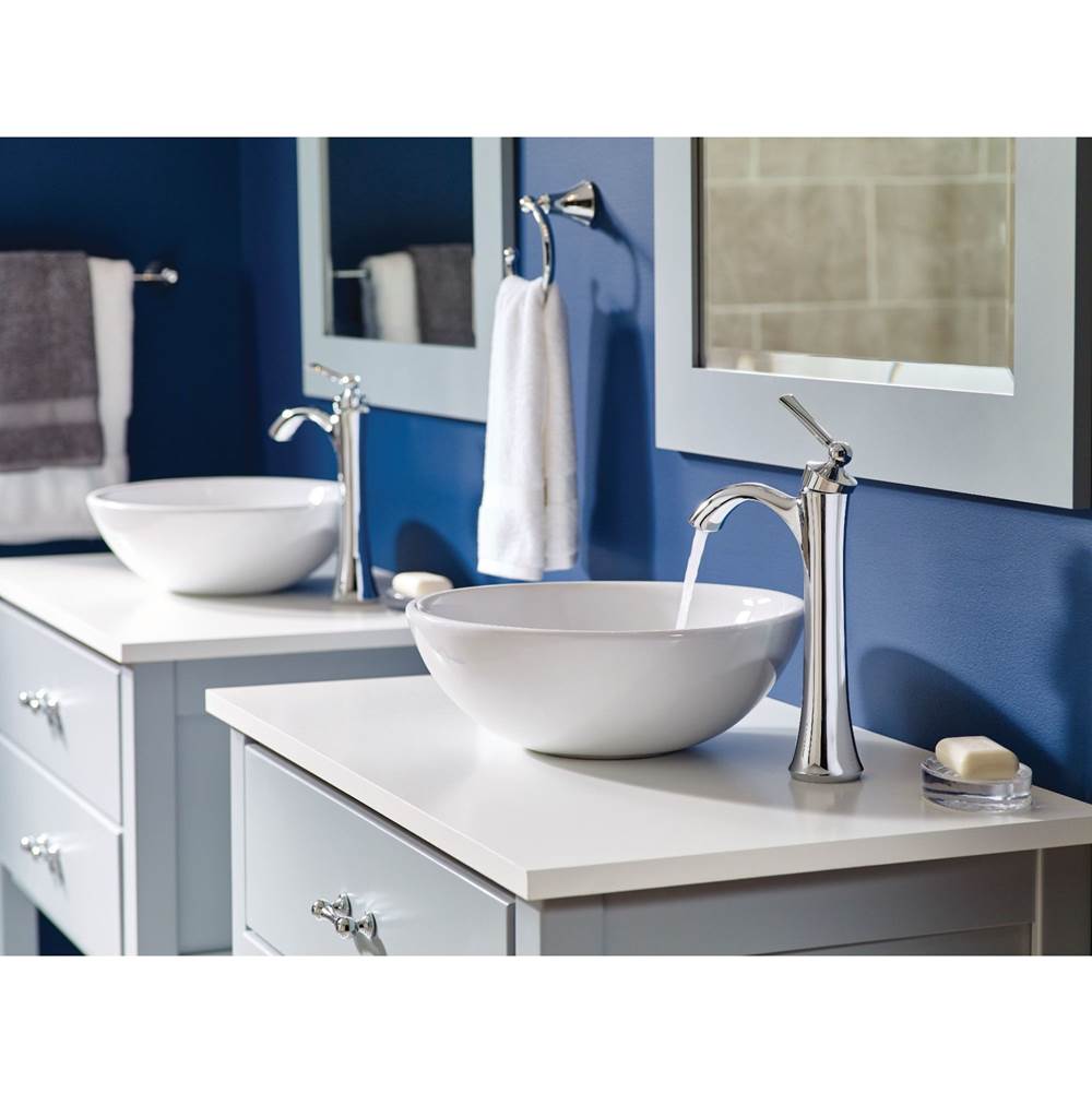 Wynford One-Handle High Arc Vessel Sink Bathroom Faucet, Chrome