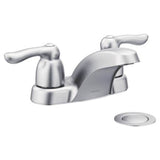 Moen - Brushed chrome two-handle bathroom faucet - Brushed Chrome
