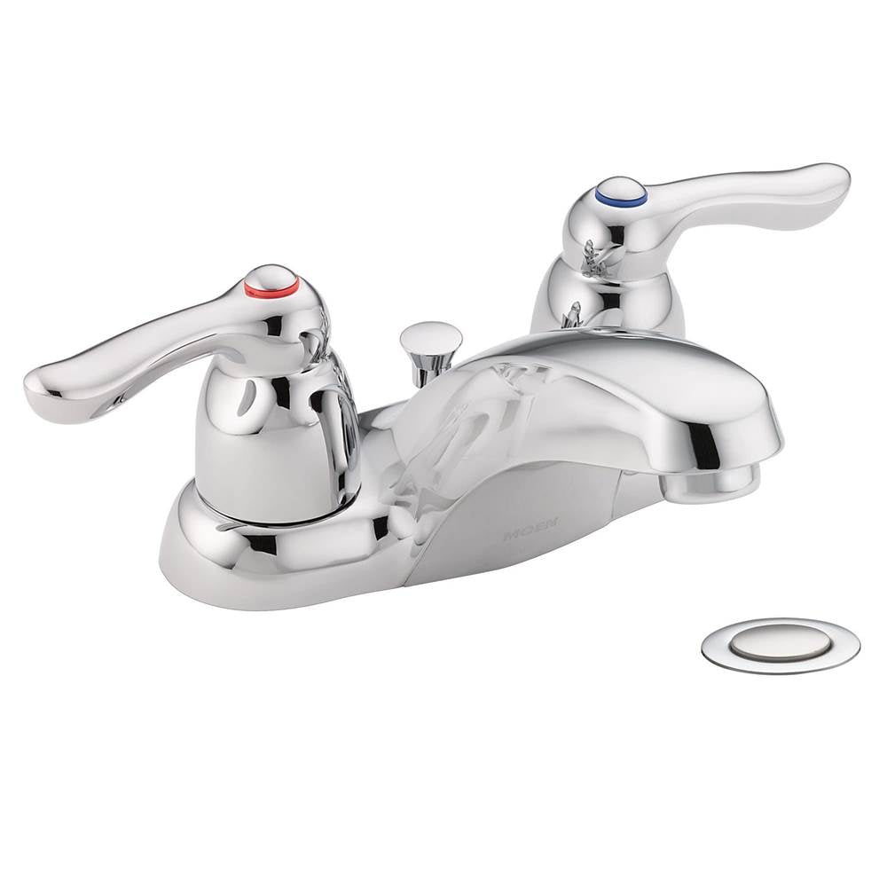Chateau Two-Handle Low Arc Bathroom Faucet, Chrome
