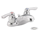 Chateau Two-Handle Low Arc Bathroom Faucet, Chrome