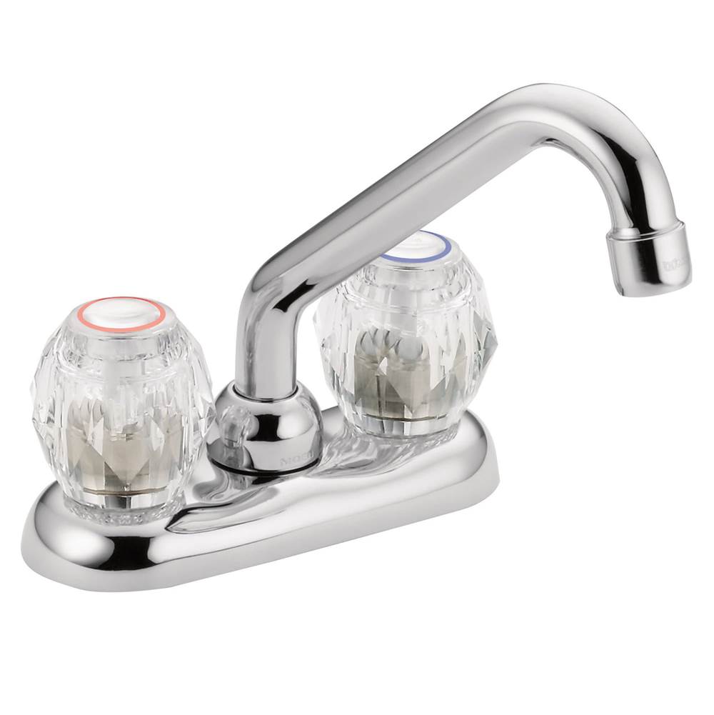 Chrome Two-Handle Laundry Faucet, One Size