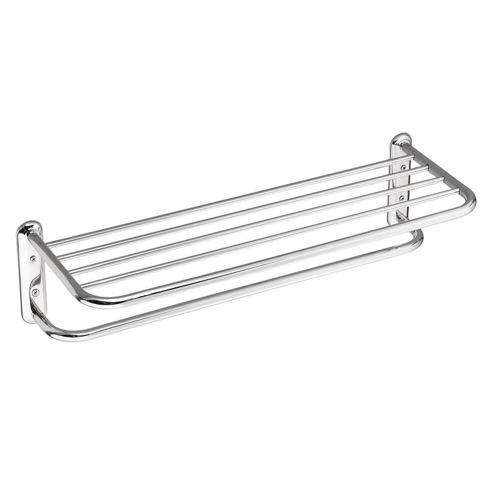 Chrome 18'' Towel Bar With Shelf