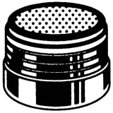 Chrome includes vandal resistant aerator