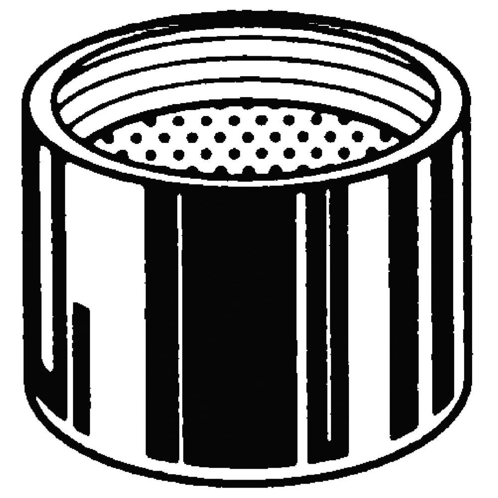 Chrome includes vandal resistant aerator