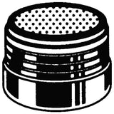 Chrome laminar flow aerator