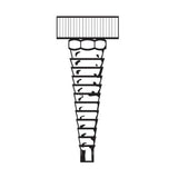 Chrome rosetta spray aerator