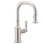 Moen - Spot Resist Stainless One-Handle Pulldown Bar Faucet - Spot Resist Stainless