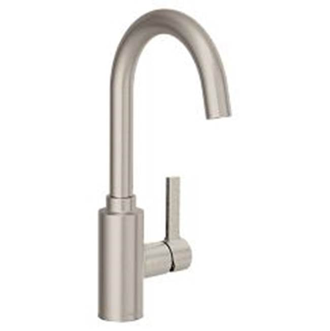 Moen - Spot Resist Stainless One-Handle Bar Faucet - Spot Resist Stainless