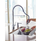 Align One Handle Pre-Rinse Spring Pulldown Kitchen Faucet with Power Boost, Chrome