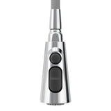Sleek One Handle Pre-Rinse Spring Pulldown Kitchen Faucet with Power Boost, Chrome