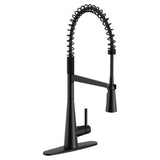 Sleek One Handle Pre-Rinse Spring Pulldown Kitchen Faucet with Power Boost, Chrome