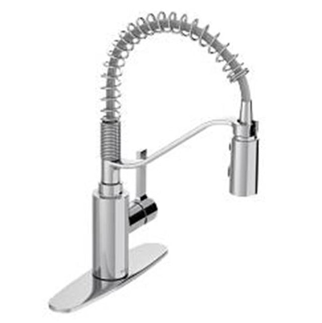 Moen - Chrome One-Handle Pulldown Kitchen Faucet - Chrome