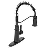 Moen - Matte Black One-Handle Pulldown Kitchen Faucet - Matte Black