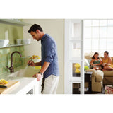 Arbor One-Handle High Arc Pulldown Single Mount Bar Faucet with Reflex, Chrome