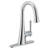 Kurv Chrome One-Handle High Arc Bar Faucet