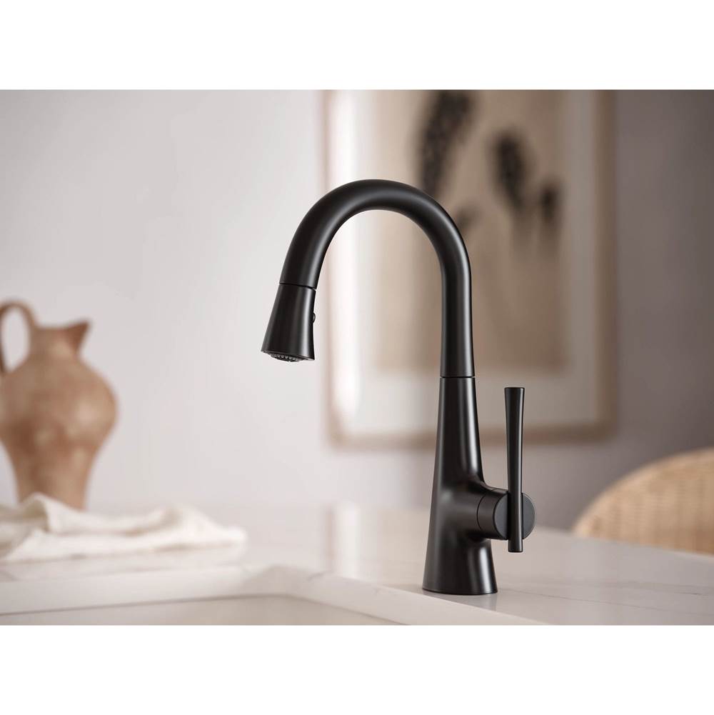 Kurv Chrome One-Handle High Arc Bar Faucet
