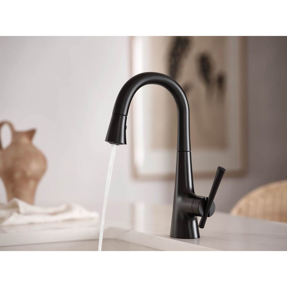 Kurv Chrome One-Handle High Arc Bar Faucet
