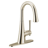 Kurv Polished Nickel One-Handle High Arc Bar Faucet