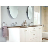 Glyde Two-Handle High Arc Centerset Bathroom Faucet, Chrome