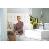 Align One-Handle Modern Bathroom Faucet with Drain Assembly and Optional Deckplate, Chrome