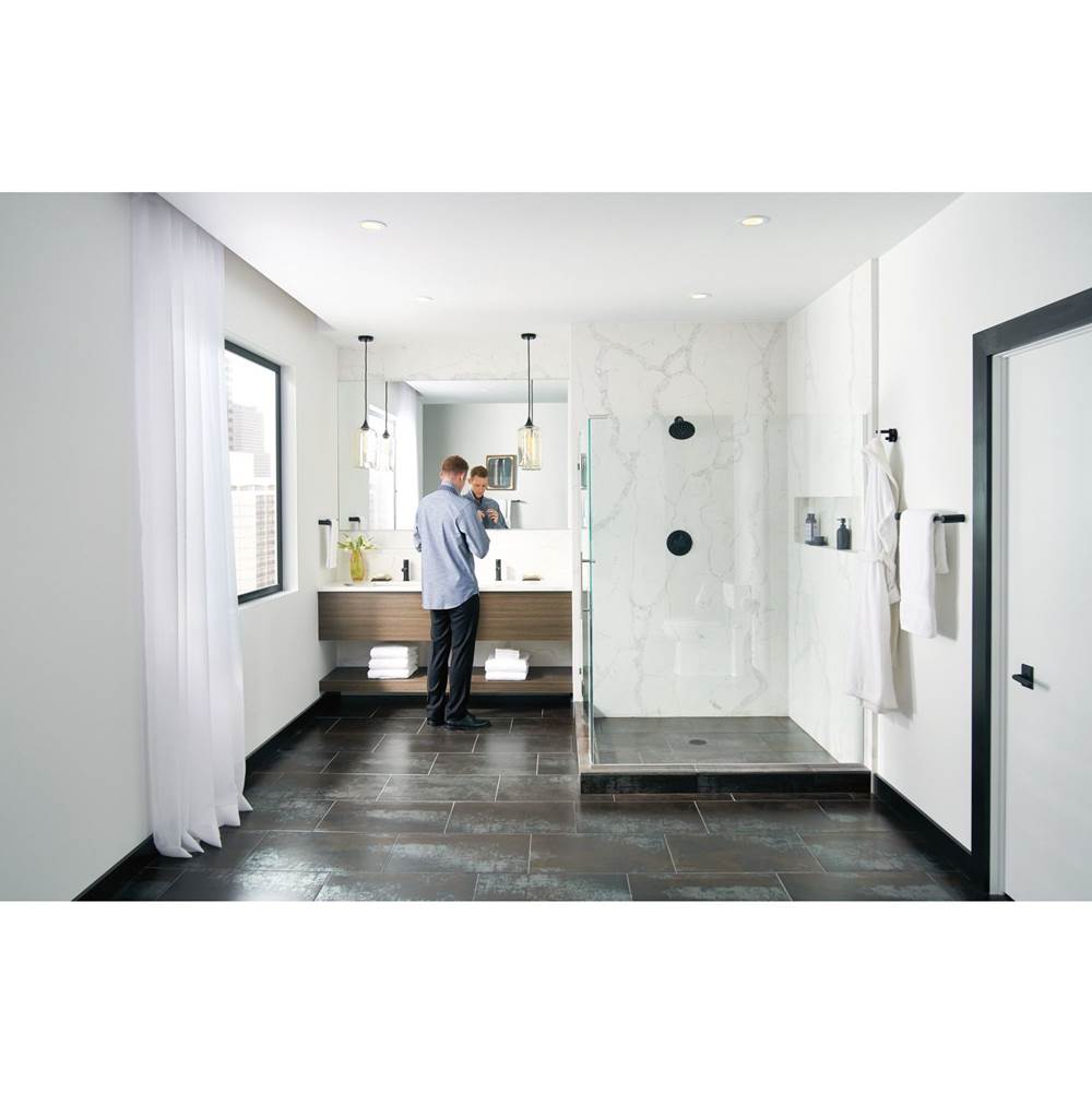 7-Inch Single Function Eco Performance Shower Head with Immersion Rainshower Technology, Chrome