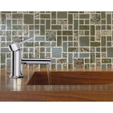 Align One-Handle Single Hole Low Profile Modern Bathroom Faucet with Drain Assembly, Chrome