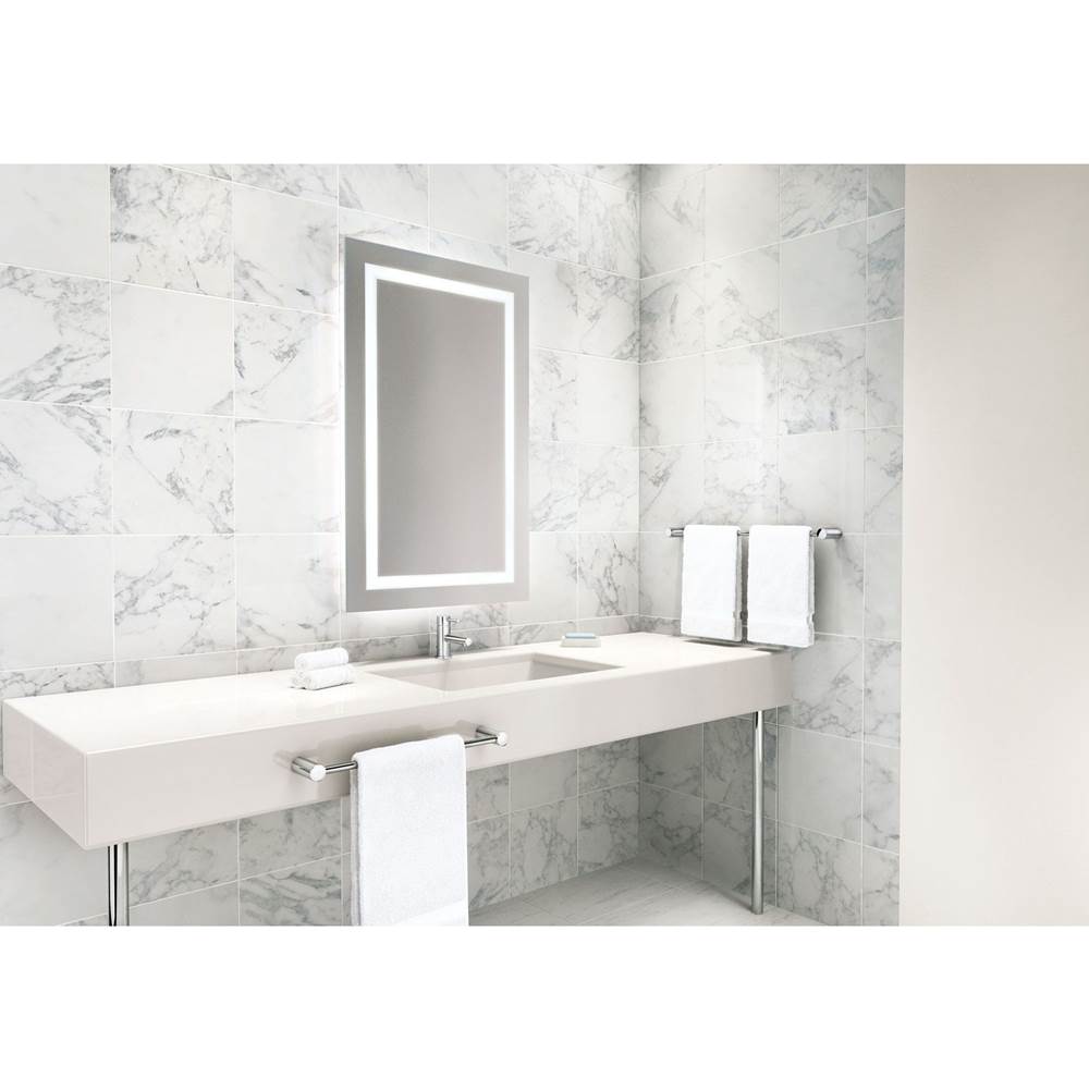 Align One-Handle Single Hole Low Profile Modern Bathroom Faucet with Drain Assembly, Chrome