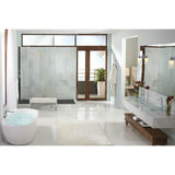 Align 2-Handle Deck Mount Roman Tub Faucet Trim Kit with Hand shower in Chrome (Valve Sold Separately)