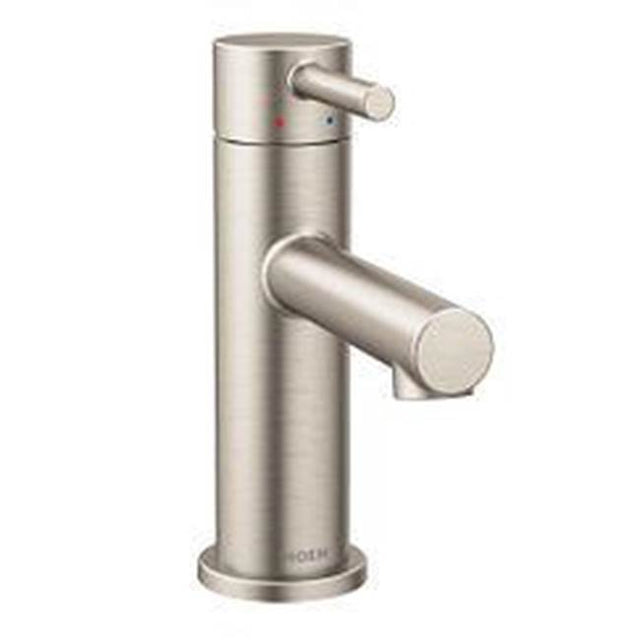 Moen - Brushed nickel one-handle bathroom faucet - Brushed Nickel