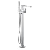 Moen - Chrome one-handle tub filler includes hand shower - Chrome