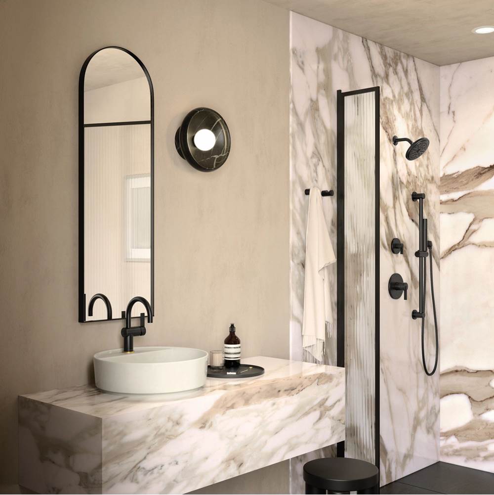 Premium 8-Inch Standard Shower Arm with Matching Flange Included, Chrome