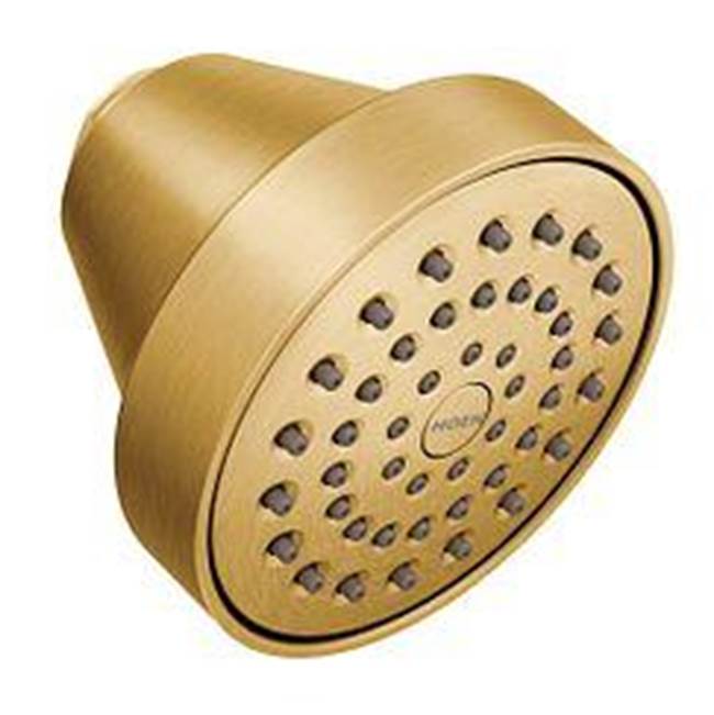 Moen - Brushed gold one-function 3-5/8'' diameter spray head eco-performance showerhead - Brushed Gold