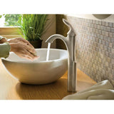 Eva One-Handle Single Hole Bathroom Sink Faucet with Optional Deckplate, Chrome