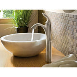 Eva One-Handle Single Hole Bathroom Sink Faucet with Optional Deckplate, Chrome