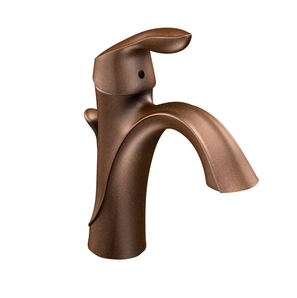 Eva One-Handle Single Hole Bathroom Sink Faucet with Optional Deckplate, Chrome