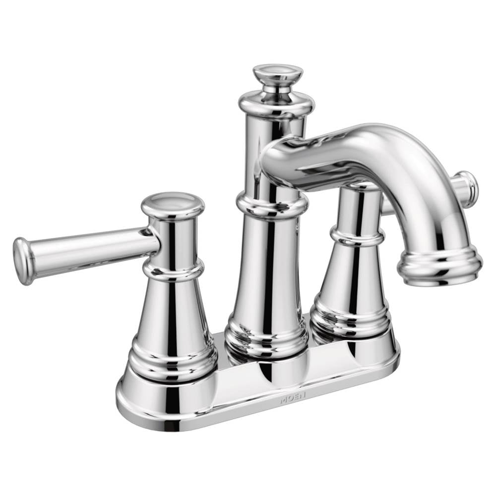 Belfield Two-Handle Centerset Bathroom Faucet, Chrome