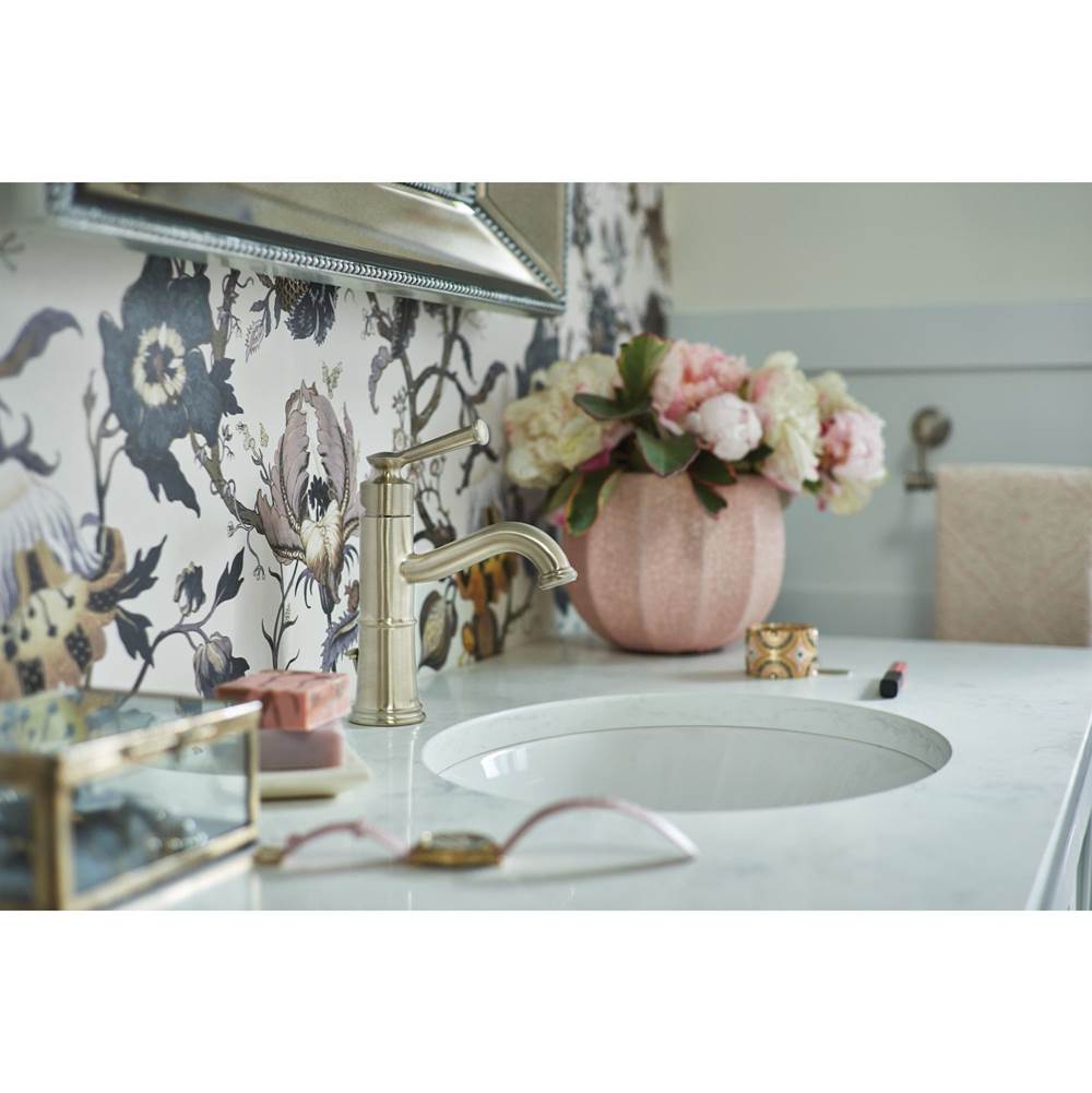 Belfield One-Handle Bathroom Sink Faucet with Drain Assembly and Optional Deckplate, Chrome