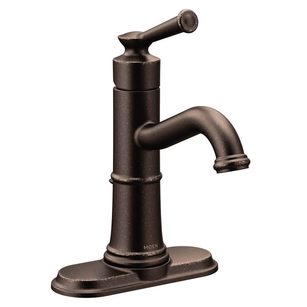 Belfield One-Handle Bathroom Sink Faucet with Drain Assembly and Optional Deckplate, Chrome